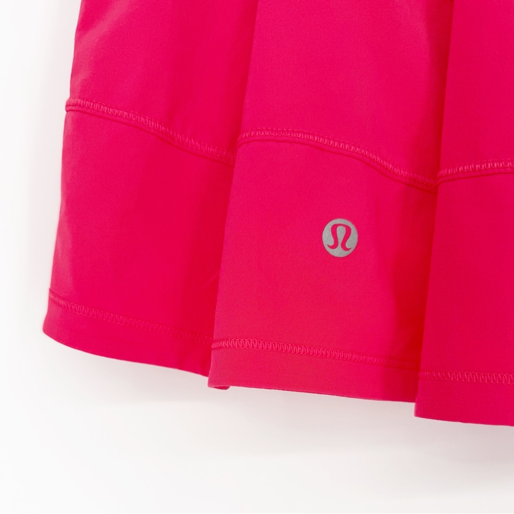 Lululemon Pace Rival Mid-Rise Skirt Lip Gloss Size 4 - Picture 5 of 7